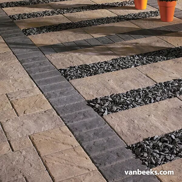 Permacon Mondrian Plus 60 Concrete
